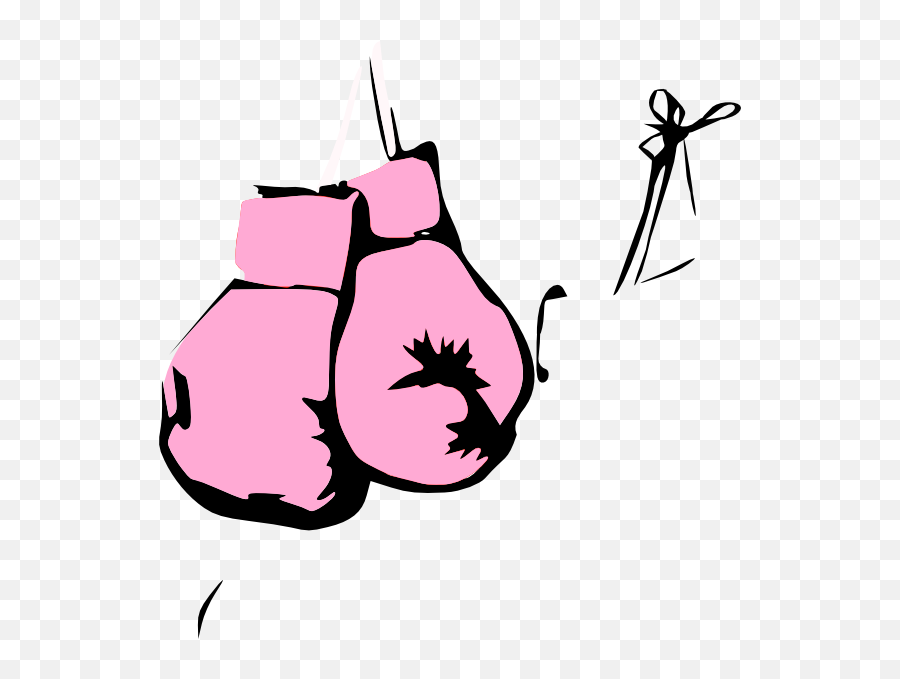 Pink Boxing Gloves Clip Art At Clker - Box Gloves Logo Png Emoji,Boxing Gloves Clipart