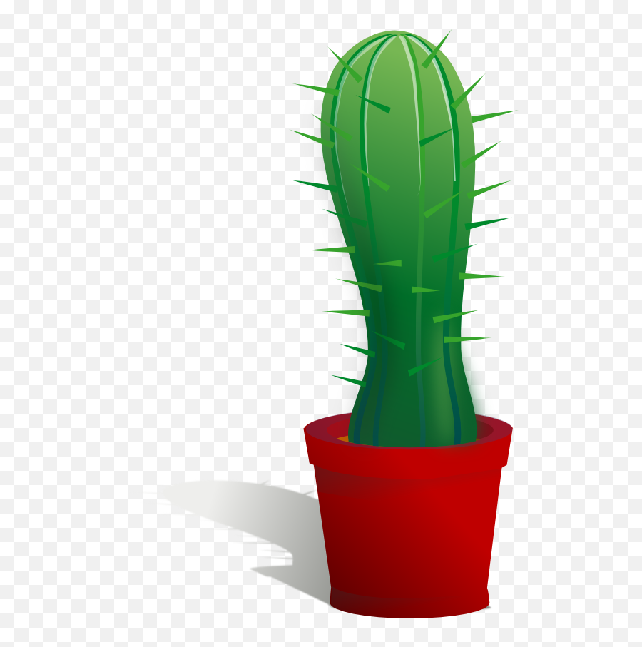 Free Clip Art - One Cactus Clipart Transparent Emoji,Cactus Clipart