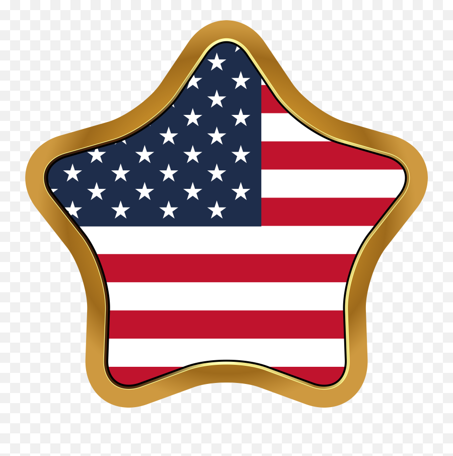 Library Of Star Flag Image Library Library Png Files - Png Bandera De Estados Unidos En Estrella Emoji,Happy 4th Of July Clipart