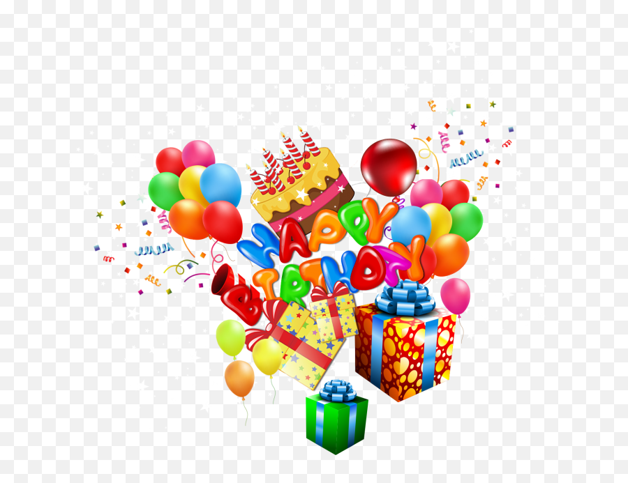 Happy Birthday Clipart Png Images Free - Balloon Emoji,Birthday Clipart