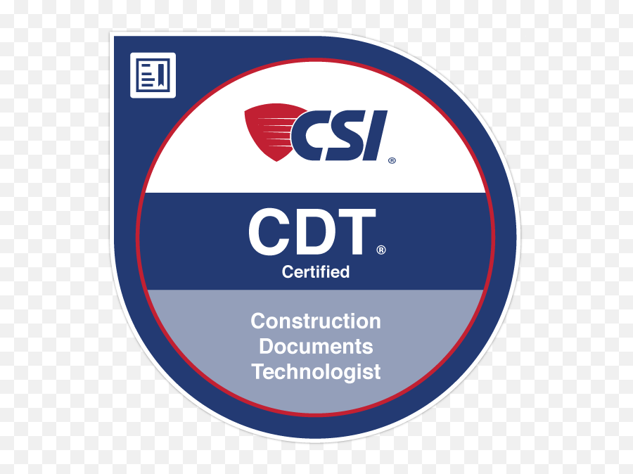 Csi Construction Documents Technologist - Cdt Certification Emoji,C.s.i Logo
