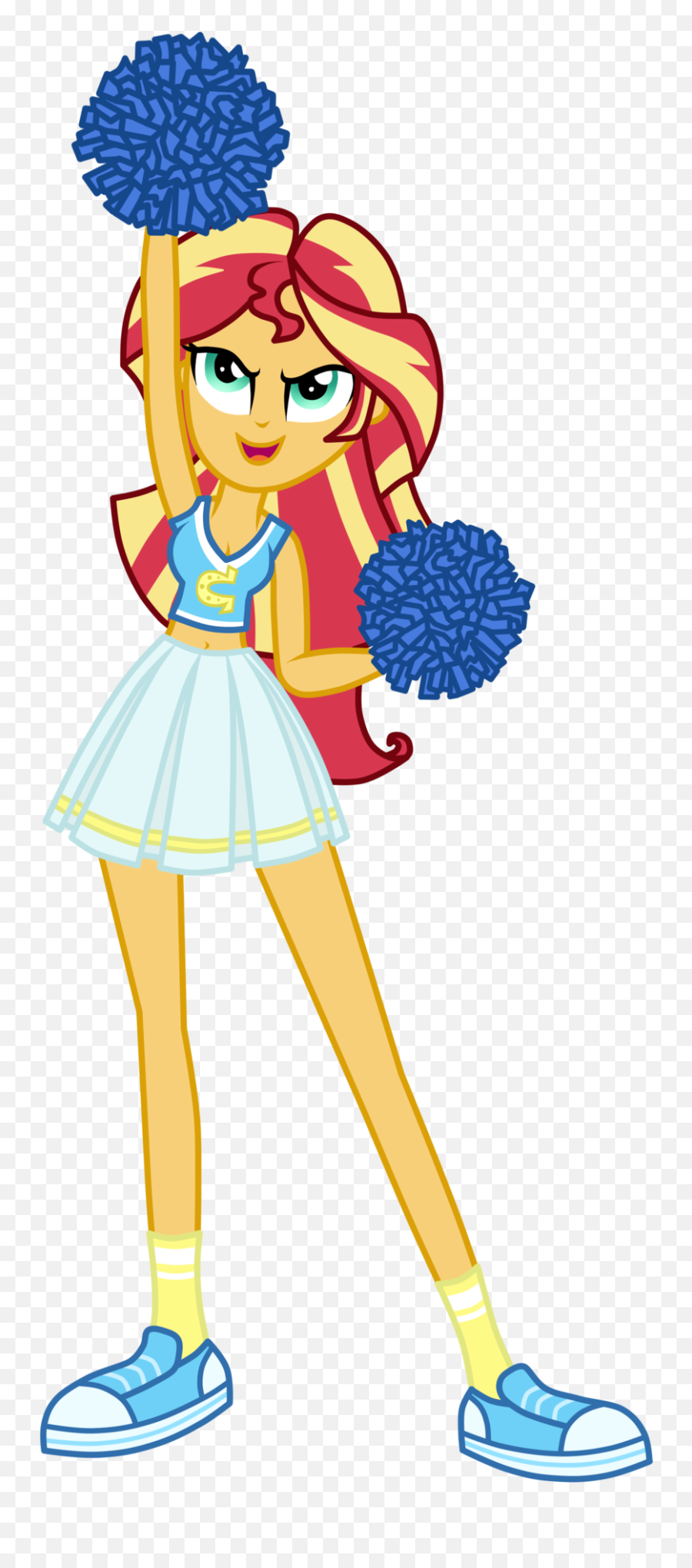 Download Hd Cheerleader Clipart Cheerleading Base - My Cheerleader Emoji,Cheerleader Clipart