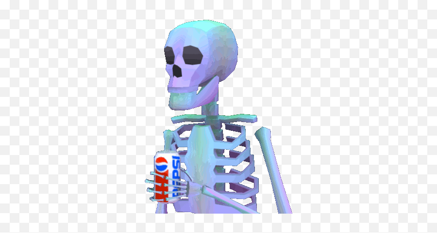 Bepis Cola - Skeleton Vaporwave Gif Transparent Emoji,Bepis Logo