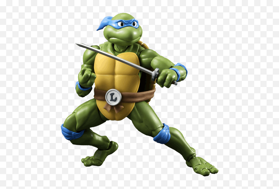 Leonardo Michelangelo Teenage Mutant Ninja Turtles - Teenage Leonardo Ninja Turtle Figuarts Emoji,Ninja Turtle Clipart