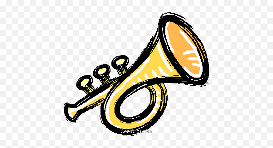 Clipart Trumpet Tumundografico 2 - Trompete Clipart Emoji,Trumpet Clipart