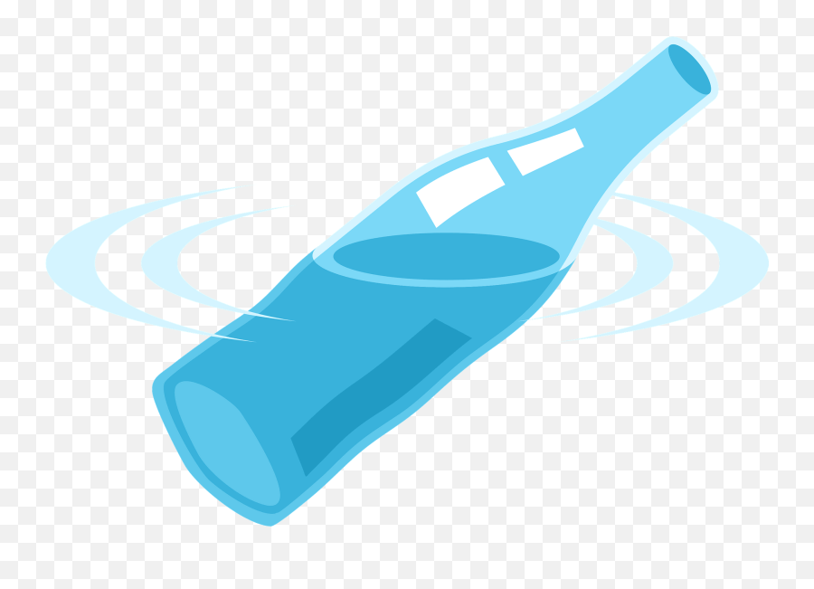 Floating Bottle Clipart Emoji,Message In A Bottle Clipart