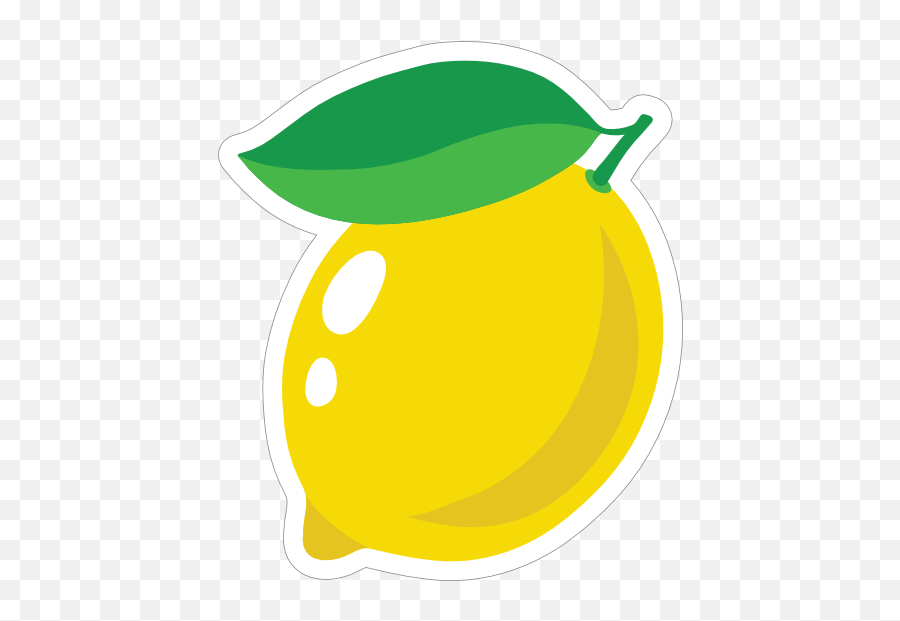 Whole Lemon Sticker Emoji,Lemons Clipart