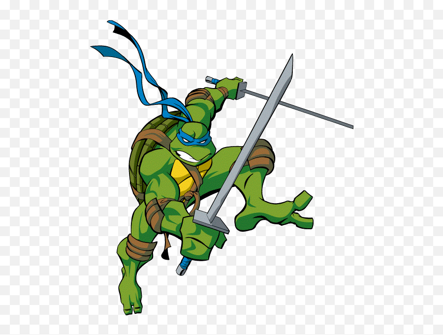 Leonardo Ninja Turtle Clipart - Clip Art Bay Leonardo Ninja Turtles Png Emoji,Turtle Clipart