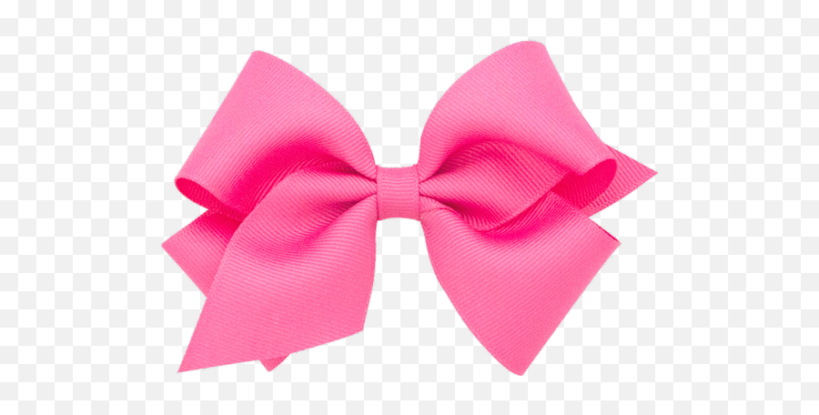 Hot Pink Grosgrain Bow Emoji,Hairbow Clipart