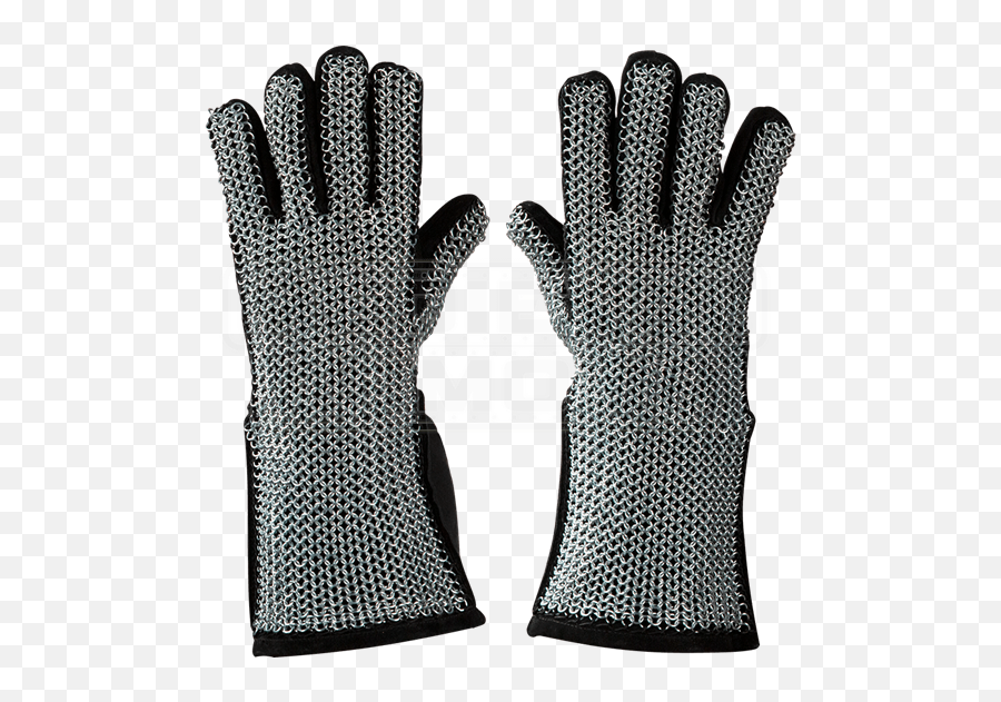 Butted Chainmail Gauntlets - Hw700276 By Medieval Armour Emoji,Chainmail Png