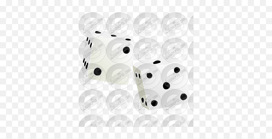 Dice Stencil For Classroom Therapy Use - Great Dice Clipart Emoji,3 Dice Clipart