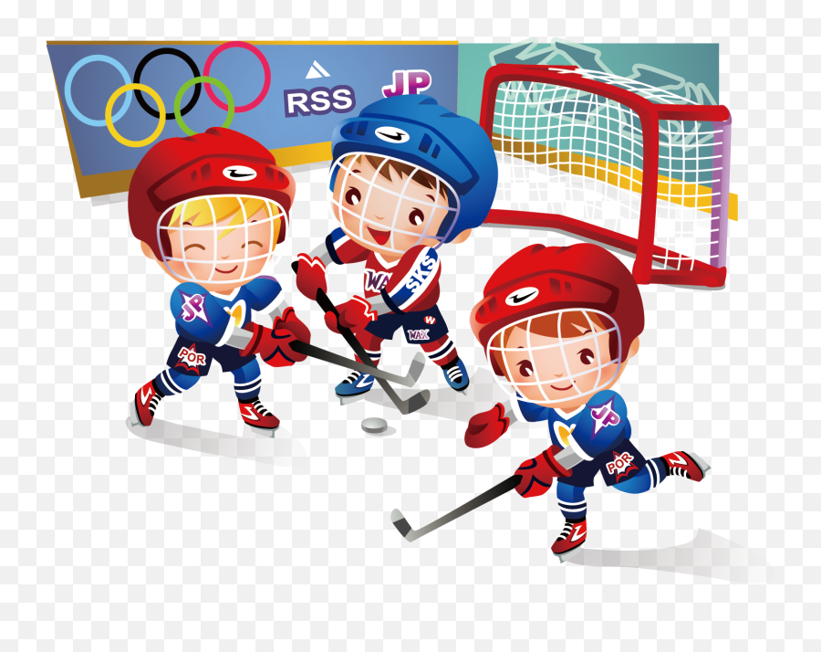 Olympic Games Clipart Child - Ice Hockey Clipart Emoji,Hockey Clipart