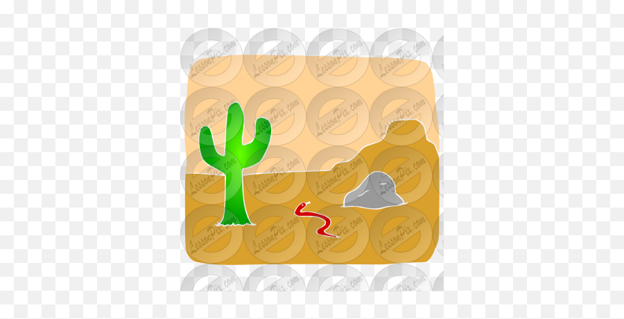 Desert Stencil For Classroom Therapy - Cactus Emoji,Desert Clipart