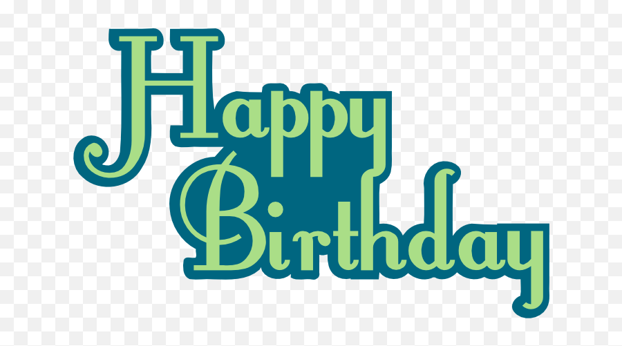 Happy Birthday Title Design Clipart - Full Size Clipart Emoji,21st Birthday Clipart