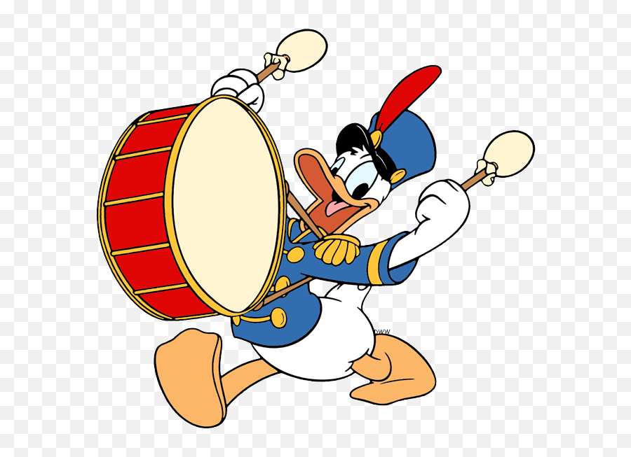Marching Band - Donald Duck Marching Band Emoji,Marching Band Clipart