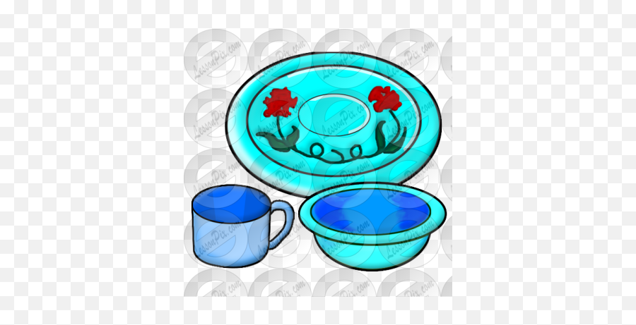 Dishes Picture For Classroom Therapy - Serveware Emoji,Dishes Clipart