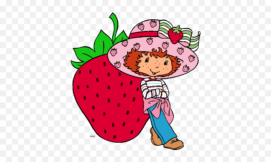 Strawberry Shortcake Clip Art - Strawberry Shortcake Clipart Emoji,Strawberry Clipart