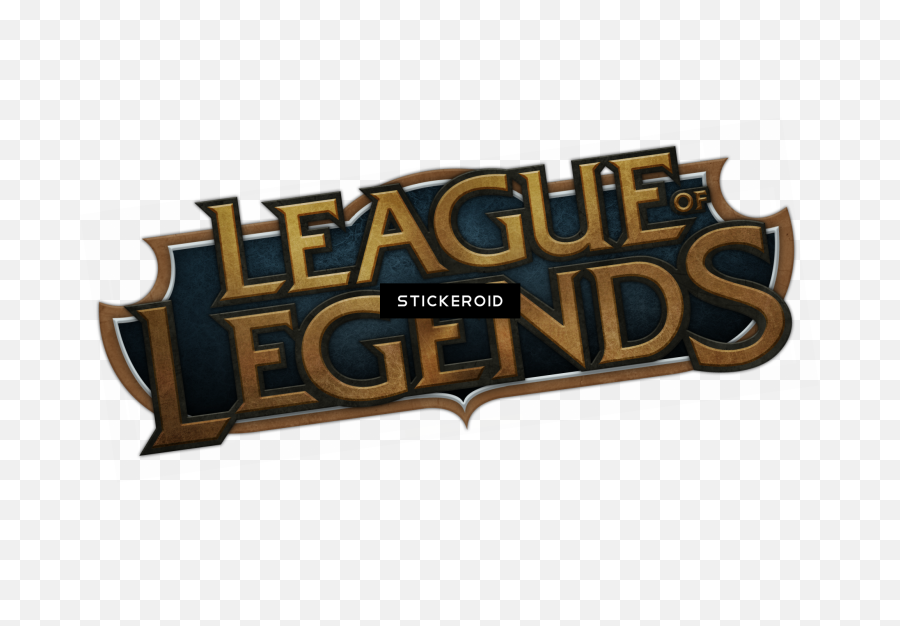 League Of Legends Logo Transparent - Horizontal Emoji,League Of Legends Logo