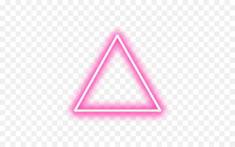 Neon Triangle Effect Png Transparent Hd Image Free - Green Neon Triangle Png Emoji,Triangle Transparent