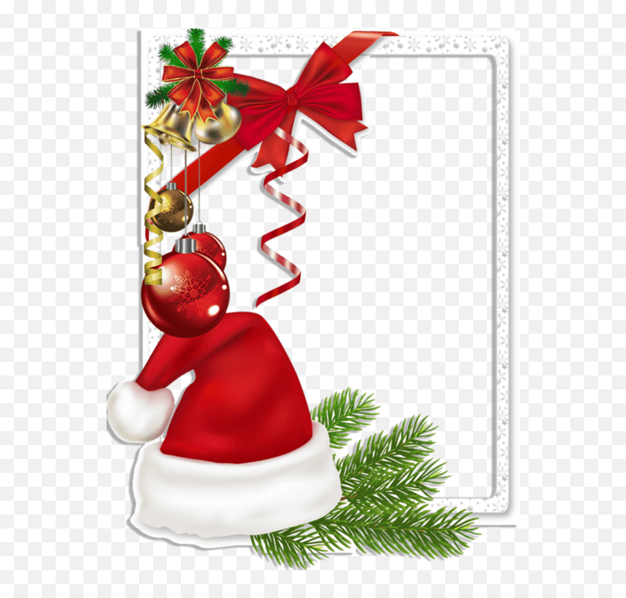 Free Santa Christmas Frame Png Pic - Getintopik Merry Christmas Santa Photo Frames Png Emoji,Christmas Frame Png