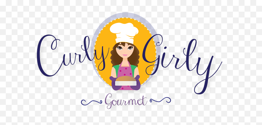 Personable Colorful Cooking Logo Design For Curly Girly - Happy Emoji,Cooking Logo