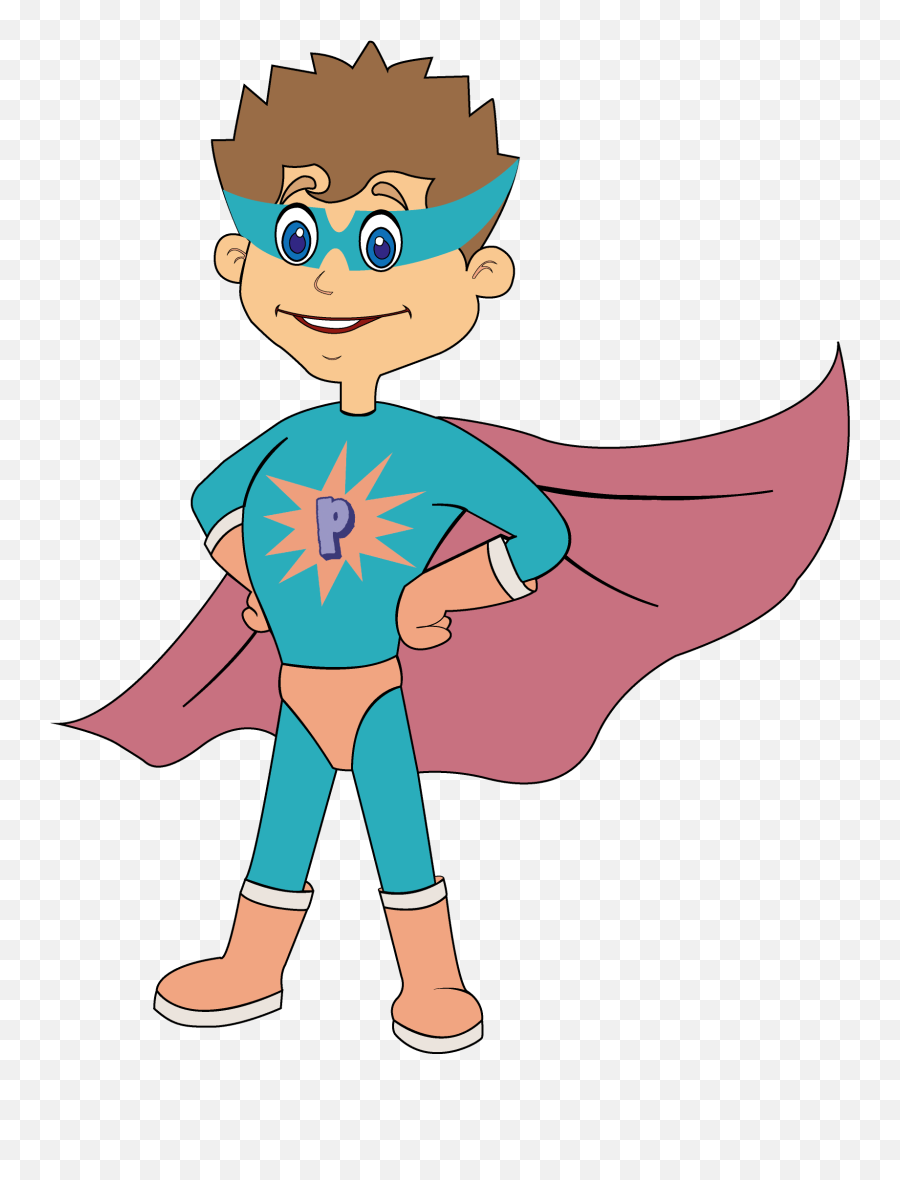 Bus Clipart Superhero - Imágenes De Superhéroes En Caricatura Emoji,Hero Clipart