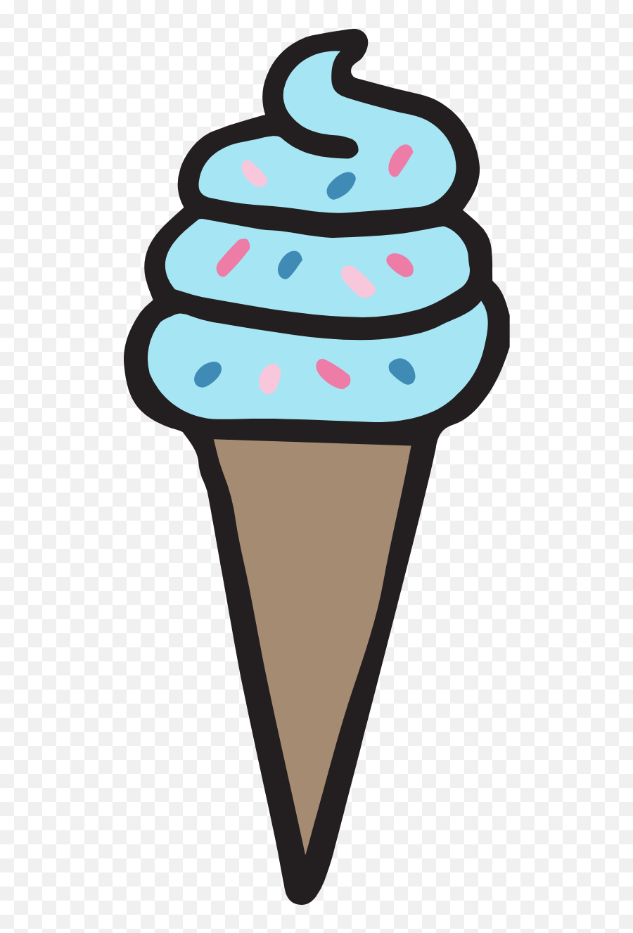 Ice Cream Cone Swirl Graphic - Illustrations Free Graphics Clip Art Swirl Ice Cream Emoji,Cookout Clipart