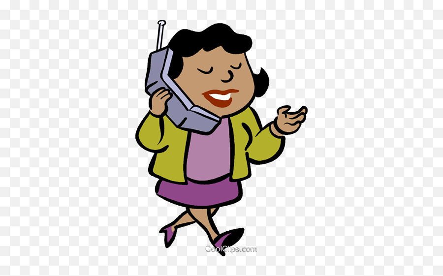 Businesswoman - Satellite Phone Emoji,Cellphone Clipart