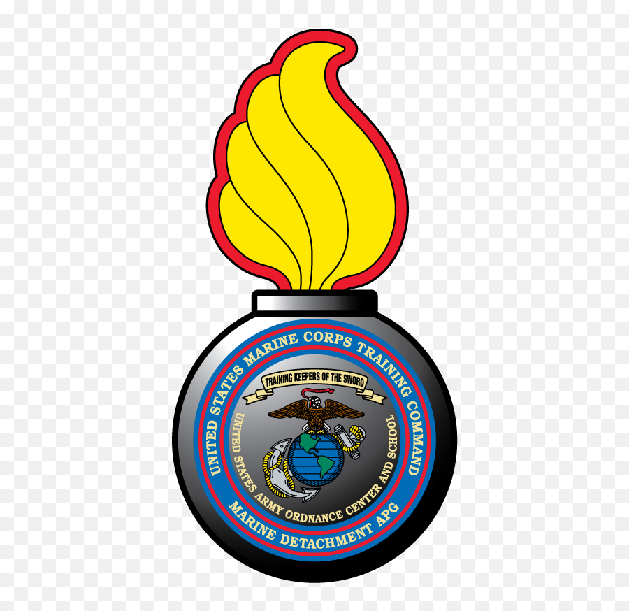 Usmc United State Marine Corp Training Command - Marine Usmc Ordnance Bomb Emoji,United States Marine Corps Logo