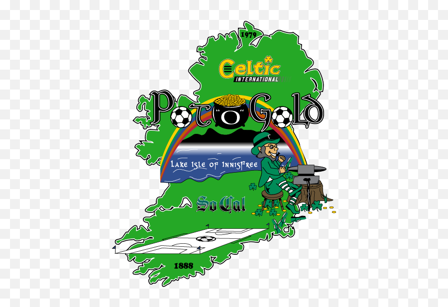 Celtic Pot Ou0027 Gold Copa Celtic Soccer Club - Language Emoji,Pot Of Gold Png