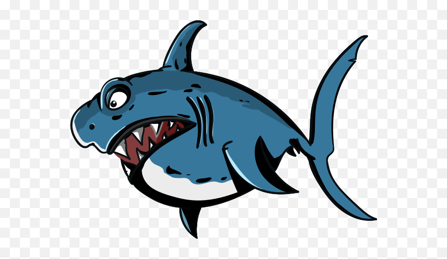 Angry Shark Fish Clipart Free Svg File - Svgheartcom Mackerel Sharks Emoji,Baby Shark Clipart