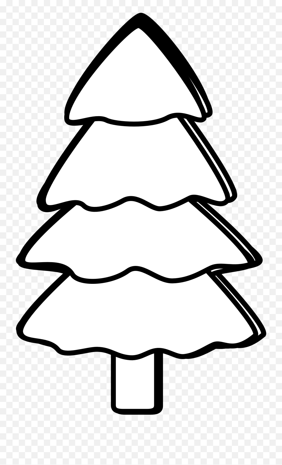 White Christmas Tree Images Clip Art - Novocomtop Christmas Tree Black And White Clip Art Emoji,Christmas Tree Clipart