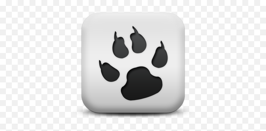Paws Dog Icon Png Transparent - Transparent Red Tiger Logo Emoji,Dog Paw Png