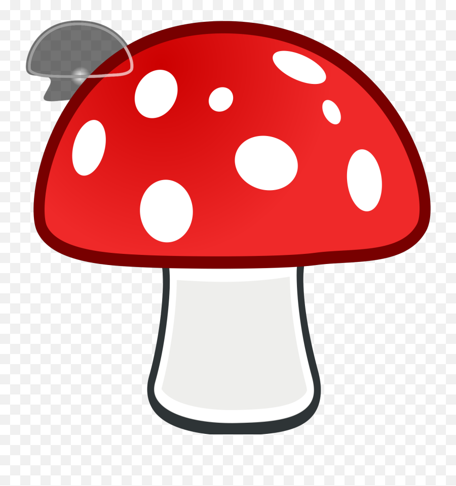 Mushroom Svg Vector Mushroom Clip Art - Cute Red Mushroom Clipart Emoji,Mushroom Clipart