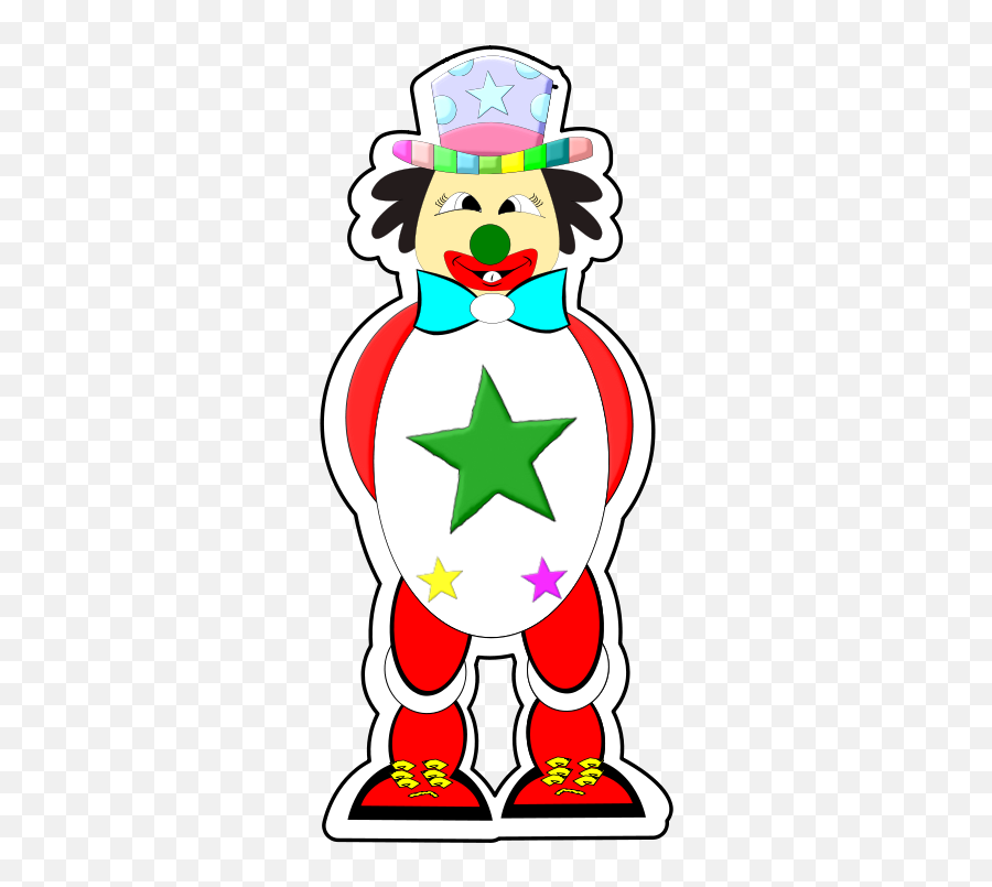 Free Clip Art Rainbow 24gon By 10binary - Clown Emoji,Wagons Clipart