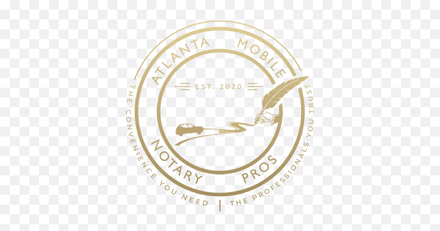 Atlanta Mobile Notary Pros - Language Emoji,Notary Public Logo
