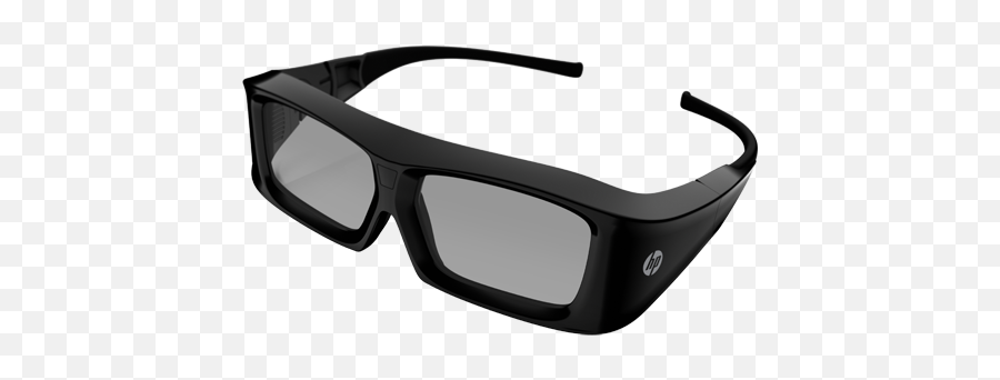 Download Hp 3d Active Shutter Glasses - Shutter 3d Glasses Emoji,Hipster Glasses Png