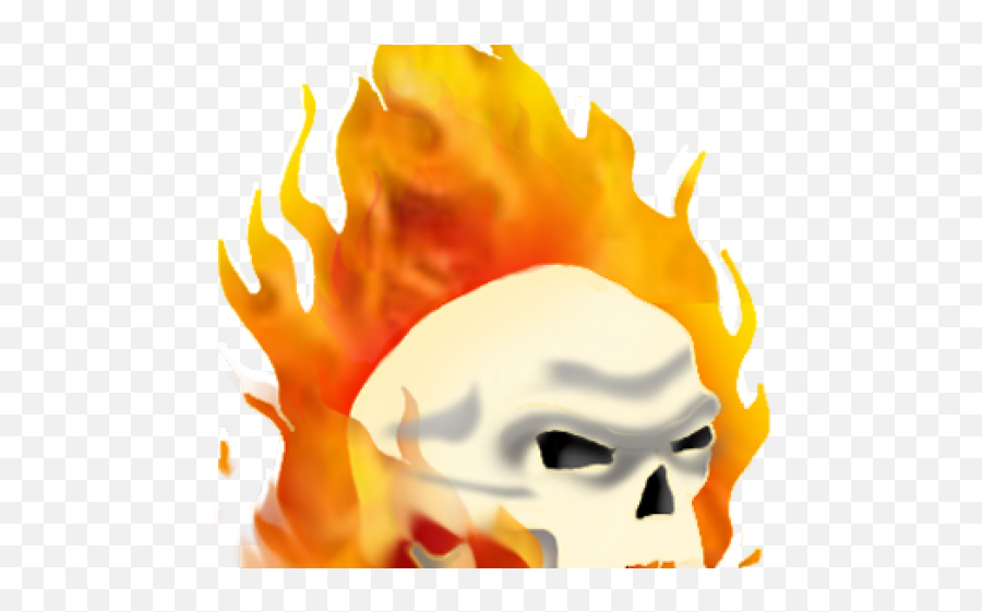 Download Hd Evil Clipart Flame Skull - Net Transparent Png Emoji,Evil Clipart