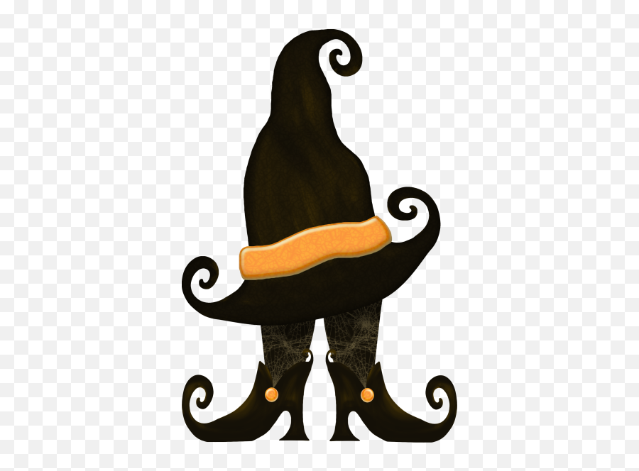 Witch Hat And Shoes Clipart Emoji,Witch Hat Clipart
