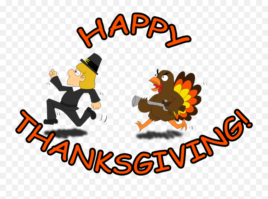 Download Happy Thanksgiving By Melissathehedgehog On Clipart Emoji,Over Clipart