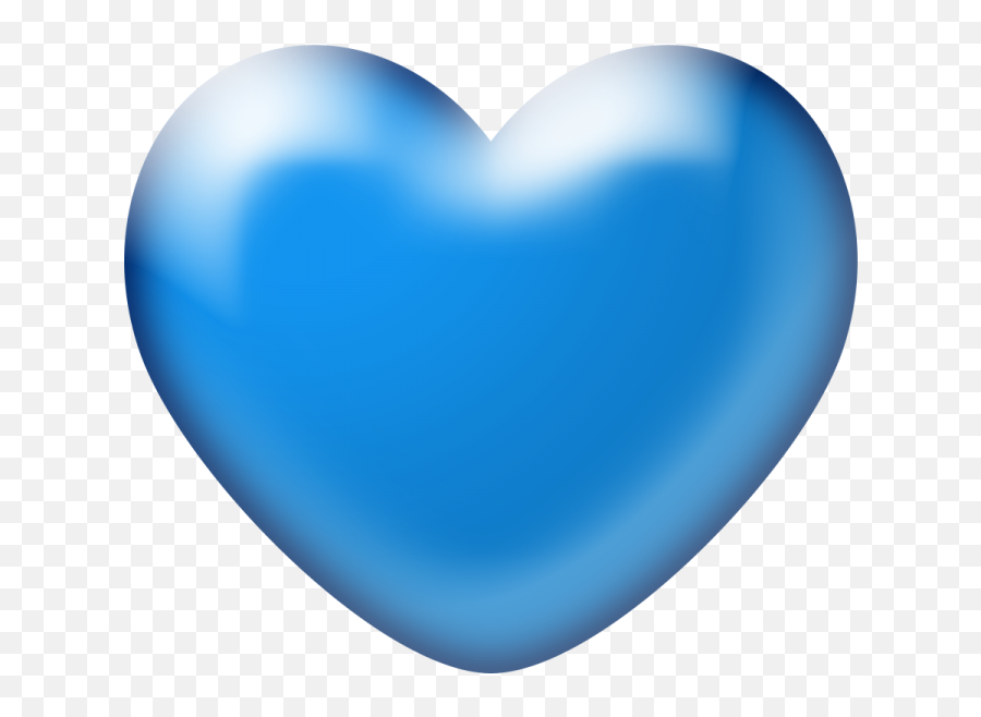 3d Blue Heart Png Image Transparent Background - 3d Pink 3d Blue Heart Png Emoji,Heart Png