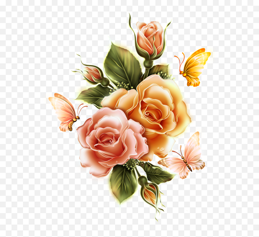 Https - Www Email Vintage Flowers Flowers Png Full Emoji,Flowers Png Images