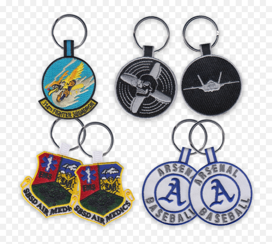 Custom Designed Keychains And Military Embroidered Key Fobs Emoji,Logo Keychain