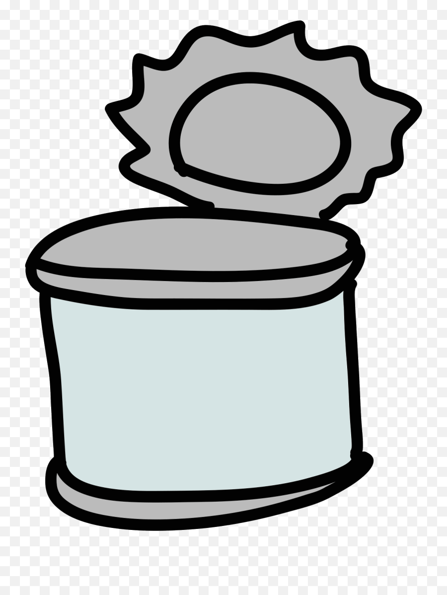 Tin Can Icon Clipart - Tin Can Png Clipart Emoji,Can Clipart