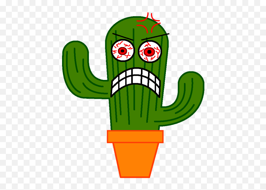 Cartoon Desert Clipart - Transparent Cactus Cartoon Emoji,Desert Clipart