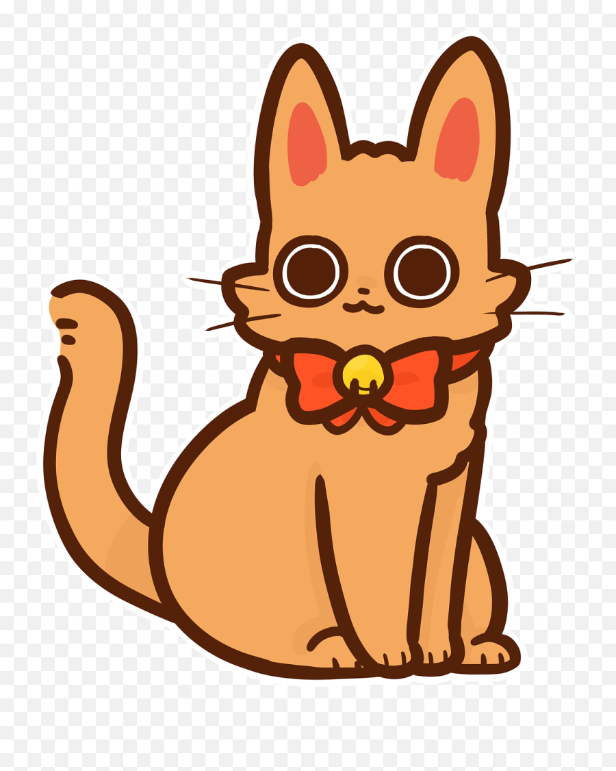 Cat Kitten Cartoon Ginger - Free Image On Pixabay Emoji,Cute Cat Transparent