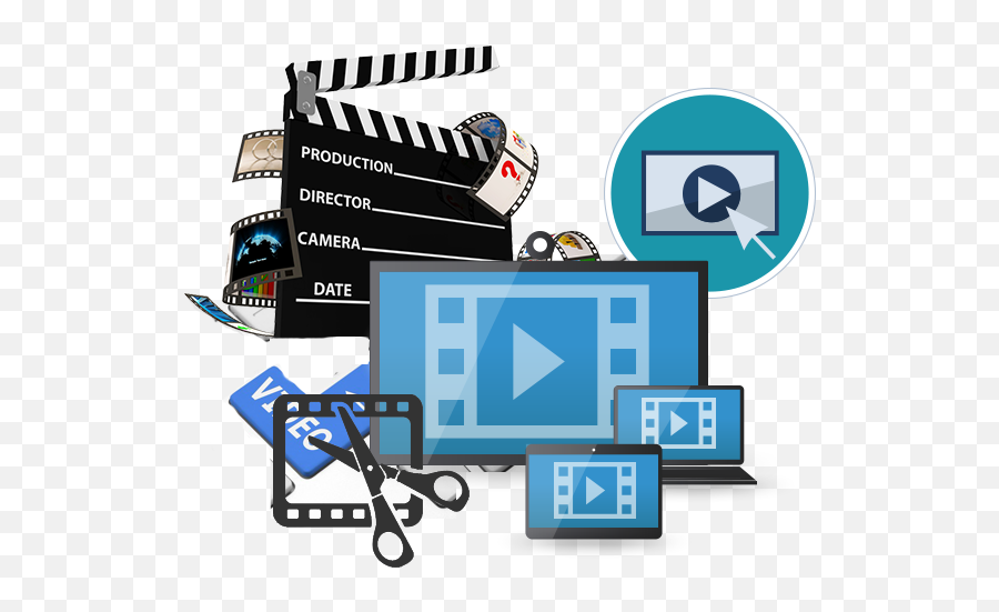 Video Production Video Clip Art - Video Editing Emoji,Video Clipart