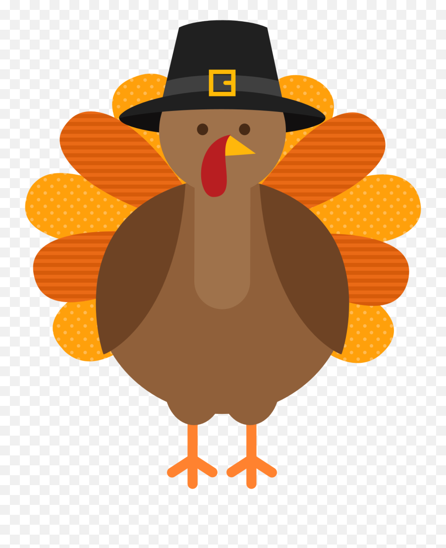 Cute Happy Thanksgiving Turkey - Clipart Thanksgiving Turkey Emoji,Happy Thanksgiving Clipart