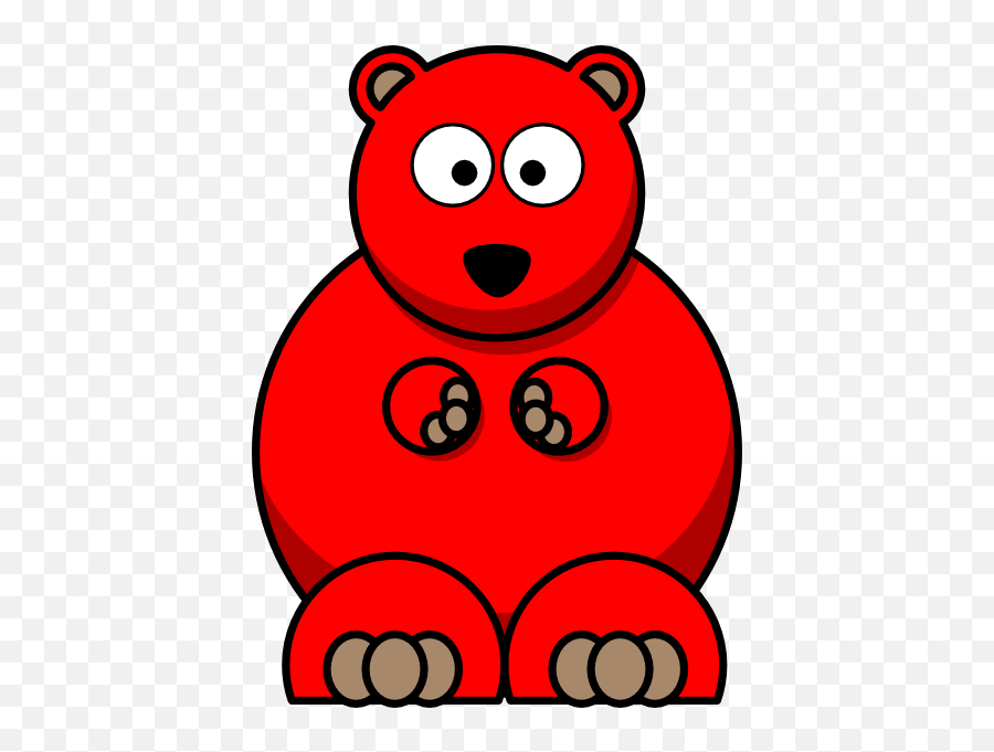 Red Teddy Bear Clipart - Brown Squirrel Clipart Emoji,Red Clipart