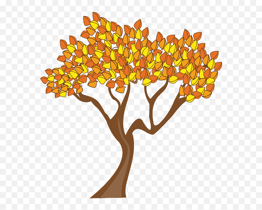 4 Seasons Tree Clip Art Stock Png Files - Animated Fall Tree Emoji,Seasons Clipart